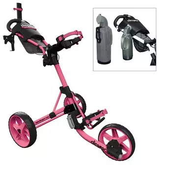 Тележка Clickgear Soft Pink, специальный пакет с бутылкой для сбора верхнего слоя почвы 4.0