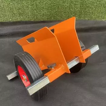 Тележка для гранитных плит Бесшумная тележка для перемещения панелей Тележка для дверей Тележка для панелей для транспортировки пиломатериалов Деревянные двери Перемещение гипсокартона оранжевый