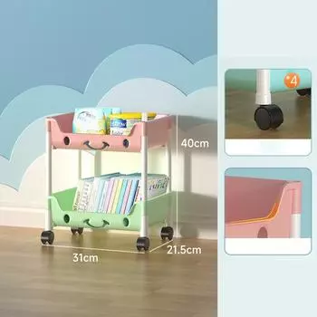 Тележка для хранения игрушек, книжная полка, стеллаж для закусок для детей, органайзер для хранения, аксессуары для ванной комнаты, органайзер для шкафа, кухонное хранение
