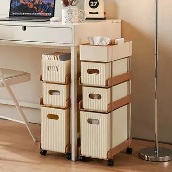 Тележка для хранения книг, универсальная многоярусная стойка для хранения, горячая бытовая тележка для хранения на колесиках, многоярусная маленькая тележка-стойка