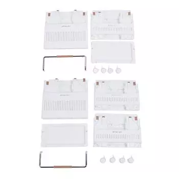 Тележка для хранения на колесах, многофункциональная, хозяйственная, органайзер для хранения на колесах, складная корзина для белья с 4 Вт 2 Tier