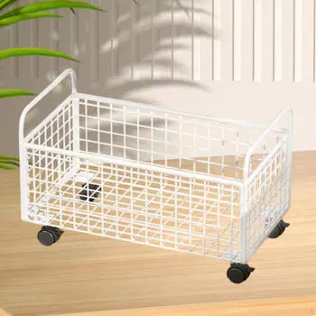 Тележка для книг на колесах, контейнер для хранения файлов, школьный портфель, ежедневные принадлежности M