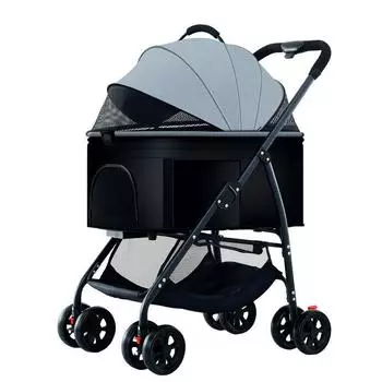 Тележка для перевозки домашних животных Может быть разделена Легкая и портативная Для прогулок Для кошек Для собак мелких и средних размеров Внешние автомобили Автомобили для собак