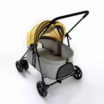 Тележка для перевозки домашних животных Pet Cart, легкая складная тележка для кошек и собак M