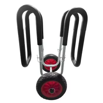 Тележка для перевозки доски для серфинга с веслом SUP, алюминиевая, 2 колеса, для перевозки досок для серфинга разноцветный