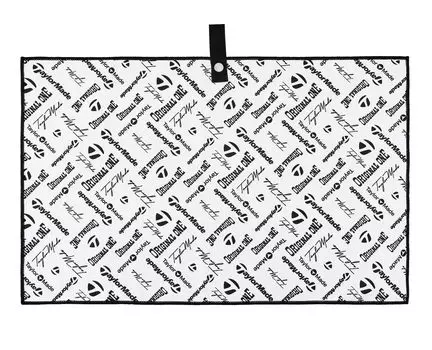 Тележка из микрофибры TaylorMade Golf Logo x Полотенце, черное, 15 24 чёрный