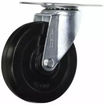 Тележка TRUSCO Dolly Caster??100 Резиновое колесо гибкое TYSG-100RH