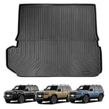TELLIKA Land Cruiser 250 Land Cruiser 250 Series Коврик для багажа новый 3D водонепроницаемый ZX VX 7 Passenger 3D 3D коврик для багажника Коврик для груза водонепроницаемый фрикционный