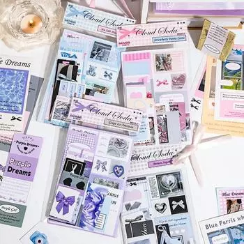 Тема для девочек Серия Материал Сумка Ручной Счет Декоративная Бумага Подарочная Упаковочная Бумага DIY Декоративные Наклейки