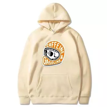 Тема кофеина и бензина Новинка в толстовках и свитшотах Мужская толстовка с капюшоном Y2k Hoodie Essentials Рубашка Пуловеры Мужская толстовка с капюшоном S