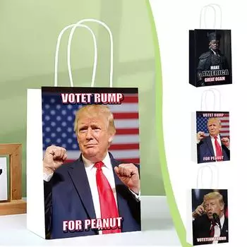 Тематические пакеты из крафт-бумаги Упаковка для подарков на праздничные вечеринки и праздничные раздаточные пакеты One Size