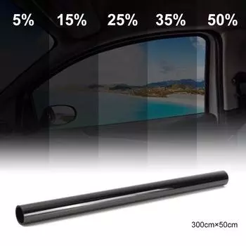 Темно-черная тонировочная пленка для окон автомобиля, стекло 5%-50% в рулоне, летняя тонировка окон автомобиля, дома, стекла на солнечной энергии 35 Percent Clear