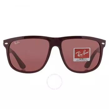 Темно-фиолетовые квадратные мужские солнцезащитные очки Ray Ban Boyfriend RB4147 671869 60