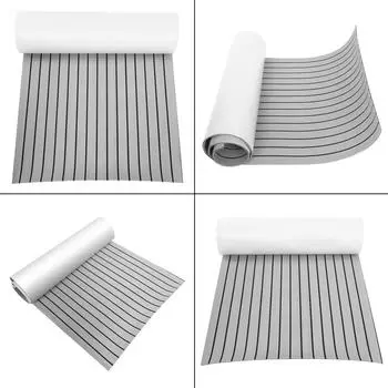 Темно-коричневый тиковый настил для лодок, палубный лист из тика EVA, палубный лист из тика EVA, палубный лист из тика, подходит для яхт серый