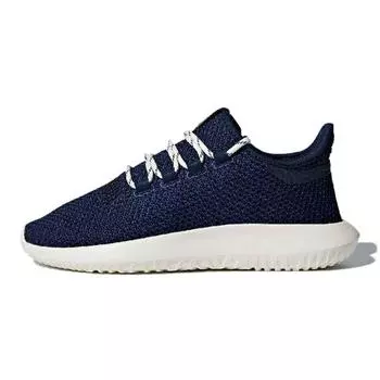 Темно-синие детские кроссовки adidas Tubular Shadow J Collegiate Blue Chalk-White BB6750