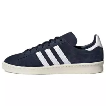 Темно-синие кроссовки унисекс adidas Campus 80s Collegiate Blue Cloud-White Off-White GX9405 46