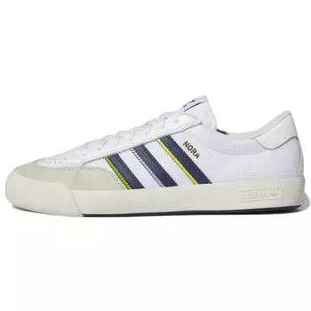 Темно-синие кроссовки унисекс adidas Nora White Shadow Cloud-White Gold-Metallic GY6964 37