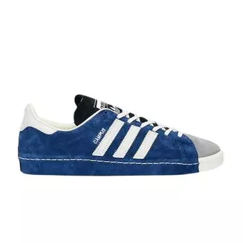 Темно-синие кроссовки унисекс adidas Recouture x Campus 80s Chalk-White Core-Black FY6753
