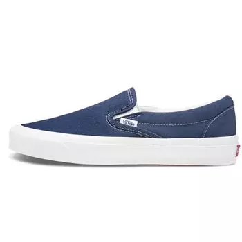 Темно-синие кроссовки унисекс Vans OG Classic Slip-On LX Blue True-White VN0A45JK1X7