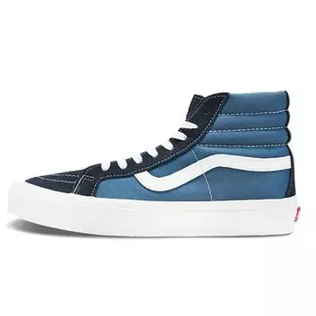 Темно-синие кроссовки унисекс Vans OG Sk8-Hi LX Синие Stv-Navy VN0A4BVB5OC