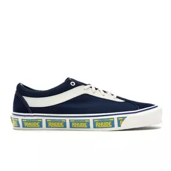 Темно-синие кроссовки унисекс Vans Rhude x Bold Ni синие VN0A3WLPTHG