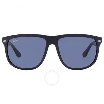 Темно-синие квадратные мужские солнцезащитные очки Ray Ban Boyfriend RB4147 671780 60