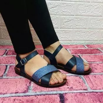 Темно-синие женские сандалии Jasmine