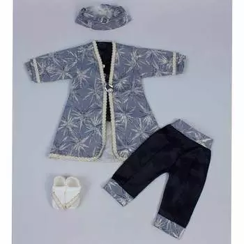 Темно-синий комплект Baby Boy из 5 шехзаде