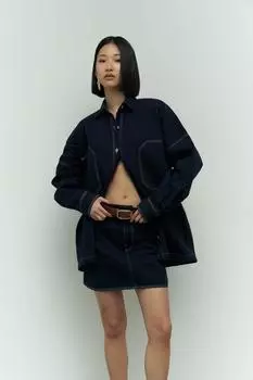 Темно-синяя джинсовая куртка Zain