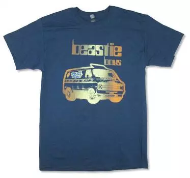 Темно-синяя футболка Beastie Boys Retro Van S