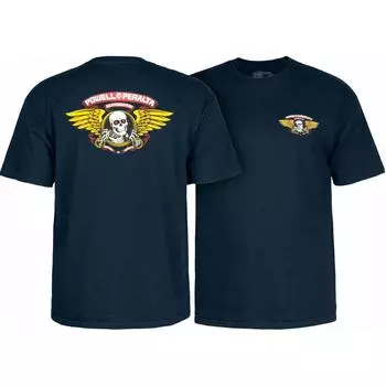 Темно-синяя футболка унисекс Powell Peralta Skateboard Winged Ripper