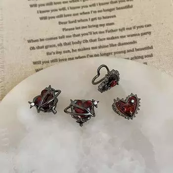 Темные ретро-клипсы Planet Love для ушей, женские, милые, классные, стильные, горячая девушка, индивидуальность, мода, темперамент, серьги