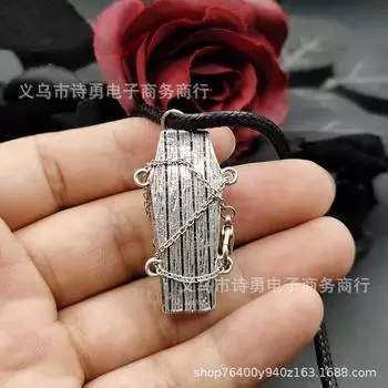 Темный гот-панк, цепочка, гроб, ретро-ожерелье для старой пары