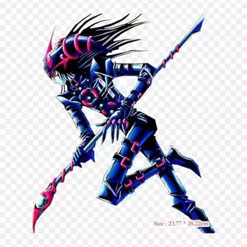 Темный волшебник хаоса Юги Муто Ю-ги-о! Железо на заплатах для одежды, аппликации, наклейки на одежду, термочувствительная нашивка на заказ