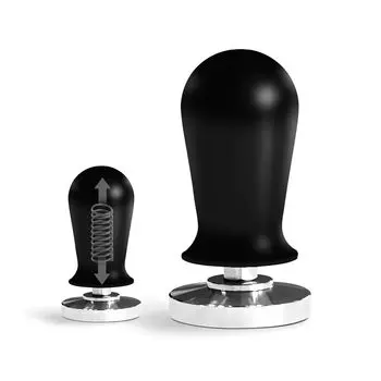 Темпер 51 мм, эспрессо, тампер, пружинный тип, нержавеющая сталь, встроенная пружина управления, аксессуары для эспрессо, тампер для кофе для домашней кофейни