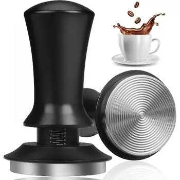 Темпер для кофе эспрессо 53 мм: Регулируемые ручные тамперы DR.LILIANG для портафильтров диаметром 53,3–54 мм. Подпружиненный набор калиброванных тамперов постоянного давления.