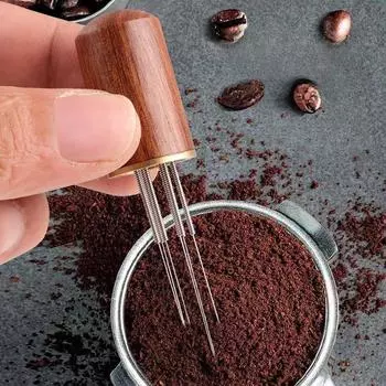 Темпер для кофе, иглы из нержавеющей стали, мешалка для порошка эспрессо, распределитель выравнивателя, инструменты WDT, перемешивающее устройство для кафе, аксессуары для бариста