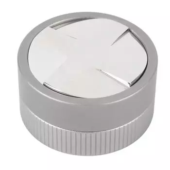 Темпер-распределитель для кофе 304 нержавеющая сталь Автоматическая регулировка высоты Выравниватель распределения кофе 58mm/2.3in серебряный