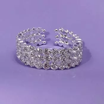 Темперамент, браслет из одного ряда бриллиантов, креативный, кристально простой, высококачественный браслет с бриллиантами