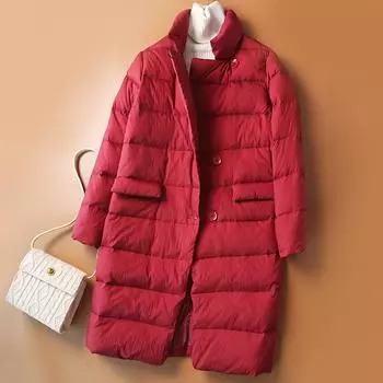 Temperament commuter suit пуховик женский 2024 женская осенне-зимняя куртка женский пуховик L