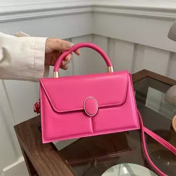 Temperament handbag 2025 spring new versatile shoulder messenger bag temperament small square bag women чёрный