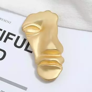 Темперамент холодный ветер зовет тысячи людей аватар брошь золото половина лица интернет-знаменитость женский костюм аксессуары