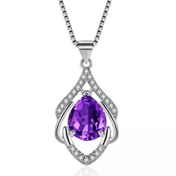 Темперамент и темперамент, инкрустация каплями воды, колье-подвеска с сокровищами