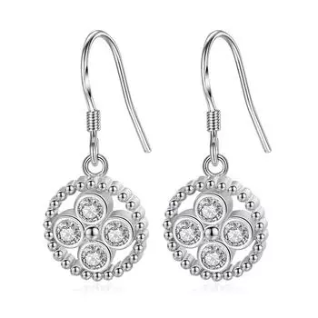 Temperament Japanese Geometric Round Earrings, Earrings, Women s Water Drop Ear Jewelry, Ear Hook Mori Earrings.