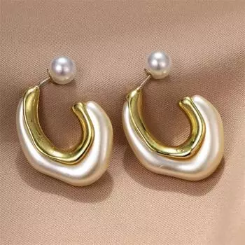 Темперамент Элегантные Модные Нерегулярные Жемчужные Серьги-Подвески для Женщин Девочек Подарочные Ювелирные Изделия Оптовая Продажа
