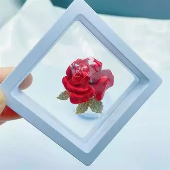 Темперамент Красная роза Брошь Высококачественные аксессуары для костюмов Булавки Дизайн Броши