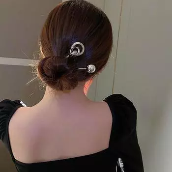 Темперамент Круглая Полая Китайская Вилка Для Волос Корейские Шпильки Ханьфу Женские Палочки Для Волос Металлическая Заколка Для Волос ball