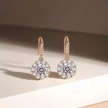 Темперамент Легкие Роскошные Серьги-гвоздики Женские Серьги Niche Design Sense Геометрические Серьги Из Циркона