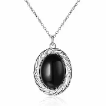 Темперамент мода овальное ожерелье женские простые классические элементы чувство ключицы цепочка подарок для подруг copper белого золота