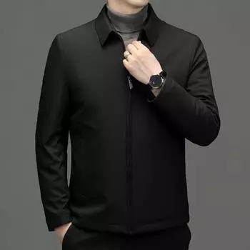 Темперамент, Мужская повседневная деловая куртка на утином пуху с белым утиным пухом, мужская осенне-зимняя новая классическая универсальная куртка-пуховик, тренд 6XL